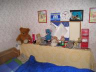 bed bedroom clock scuba teddies // 1024x768 // 177.5KB