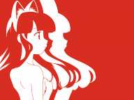 blood cat catgirl cute girl hazuki kawaii red tsukuyomi_moon_phase wallpaper // 1600x1200 // 153.6KB